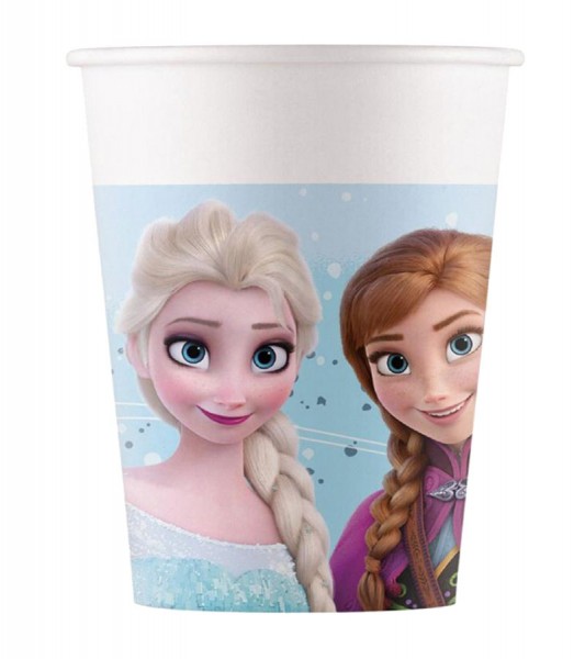 Pappbecher "Frozen - Idyllic Wonder" - 8 Stück