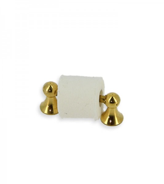 Toilettenpapierhalter - gold - 1,8 x 1 cm