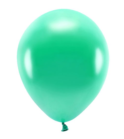 Metallic-Ballons - grün - 30 cm - 10 Stück