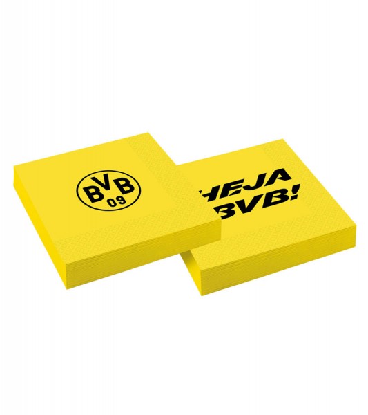 Servietten "BVB Dortmund" - 20 Stück