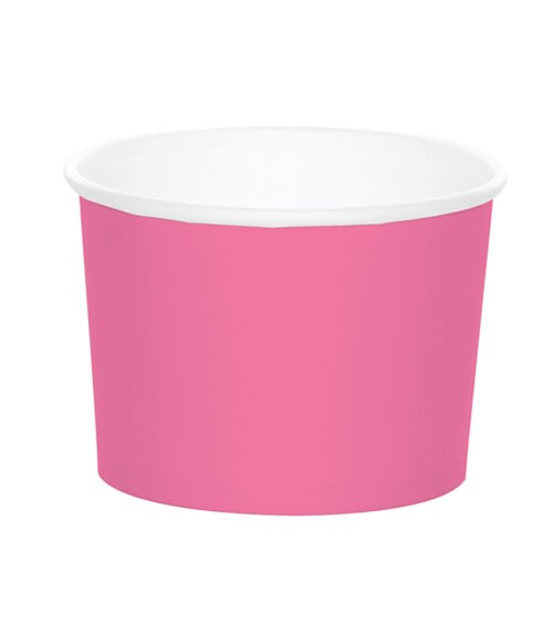 Eisbecher - candy pink - 6 Stück