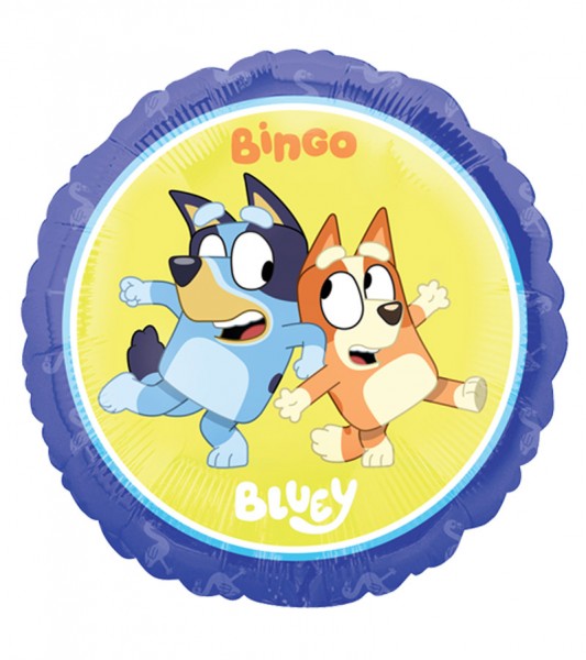 Runder Folienballon "Bluey" - 43 cm
