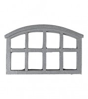 Mini Fenster aus Polyresin - grau - 5,5 x 3,5 cm