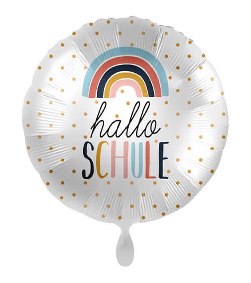 Folienballon "Hallo Schule"