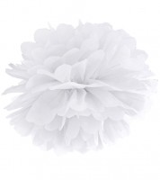 Pom Pom - 35 cm - weiß