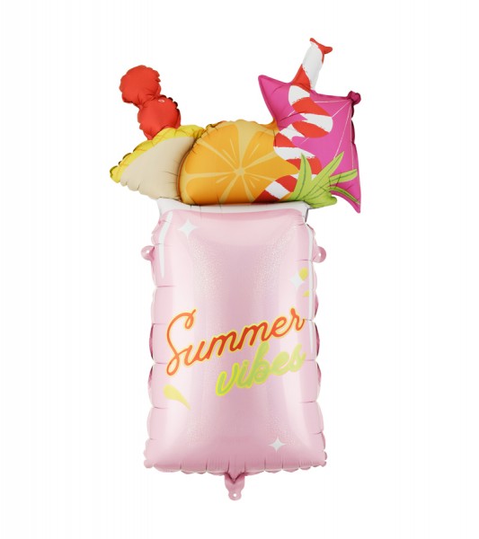 Supershape-Folienballon "Cocktail" - 58 x 102 cm