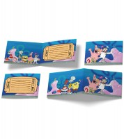 Einladungskarten "SpongeBob" - 6 Stück