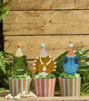 Cupcake-Deko-Set "Dino Birthday" - 24-teilig