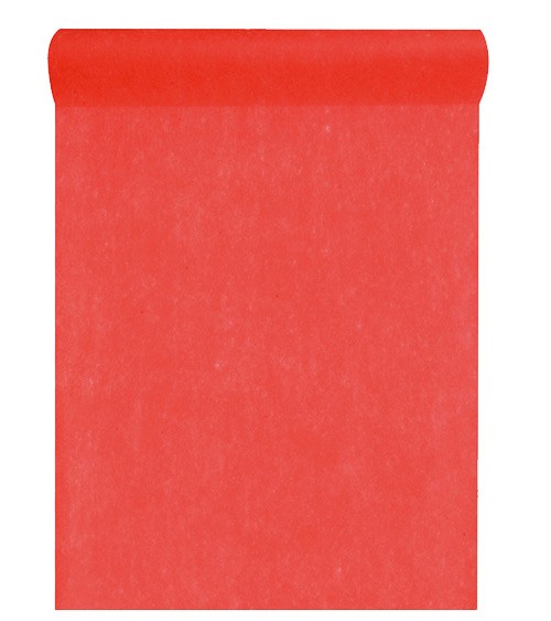 Tischläufer aus Vlies - rot - 30 cm x 10 m