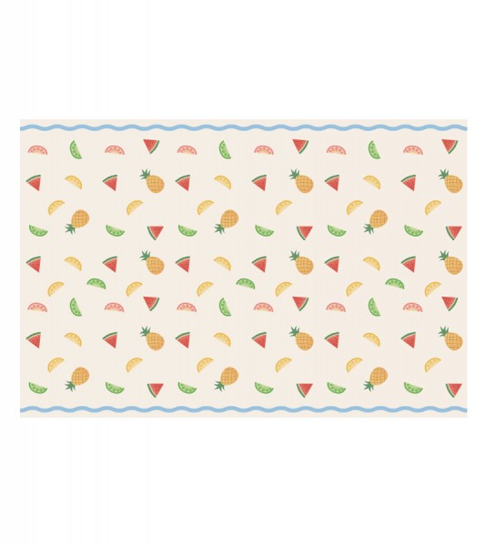 Papier-Tischdecke "Tropische Früchte" - 180 x 120 cm