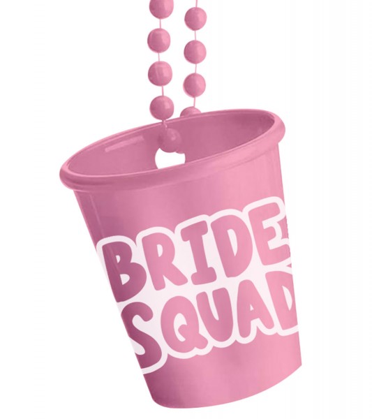 Shotglas "Bride Squad" - pink