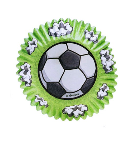 Cupcakeförmchen "Fußball" - 25 Stück