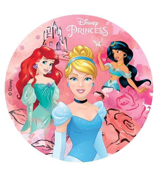 Essbarer Tortenaufleger "Disney Princess" - 20 cm