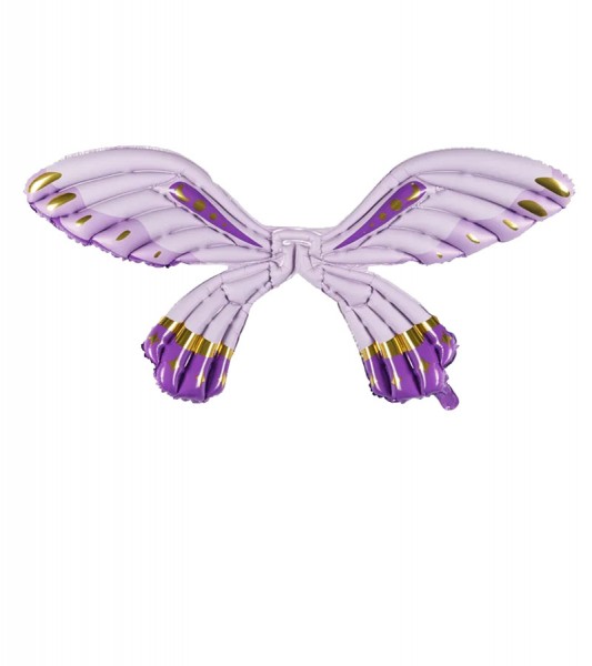 Folienballon "Schmetterlingsflügel" - lavendel - 102 x 50 cm
