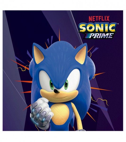 Servietten "Sonic Prime" - 20 Stück