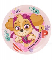 Pappteller "Paw Patrol - Skye" - 8 Stück