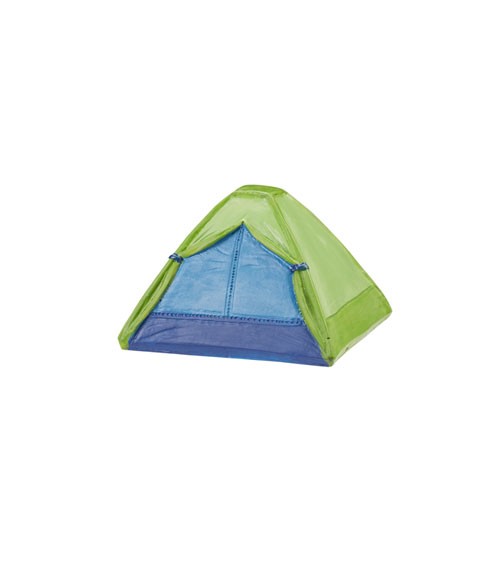 Mini Zelt aus Polyresin - 5,5 x 4,2 cm