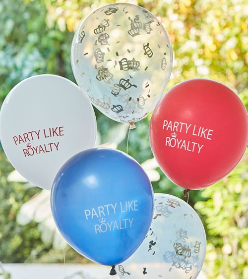 Luftballon-Set "Party Like Royalty" - 5-teilig