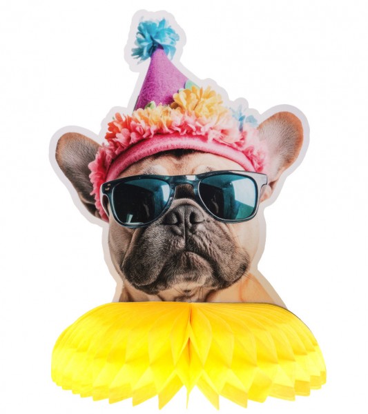 Waben-Aufsteller "Cool Dogs Club" - 14,5 x 20 cm