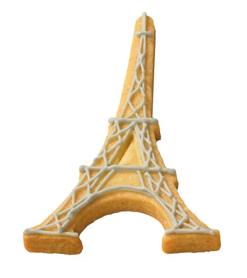 Ausstechform mit Innenprägung Eiffelturm - 10 cm
