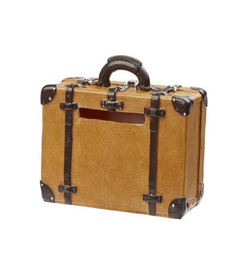 Kleiner Koffer mit Schlitz - 8 x 6,5 cm