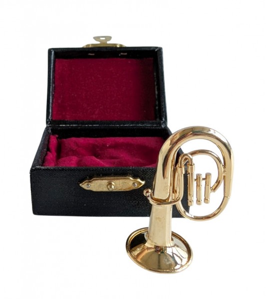 Tuba mit Koffer - 5 cm
