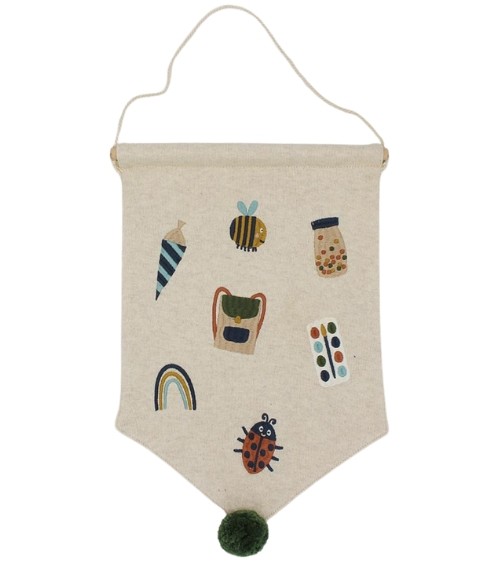 Wandbehang "Schulanfang" - 22 x 32 cm