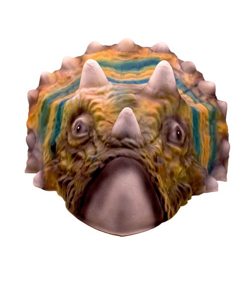 Partymaske aus Kunststoff "Triceratops"
