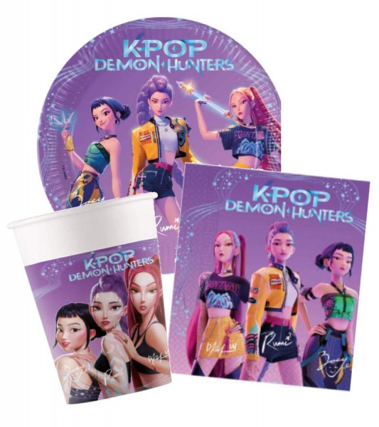 Deko-Set "KPop Demon Hunters" - 36-teilig