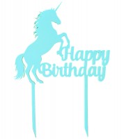 Dein Cake-Topper "Einhorn Happy Birthday" - Farbwahl