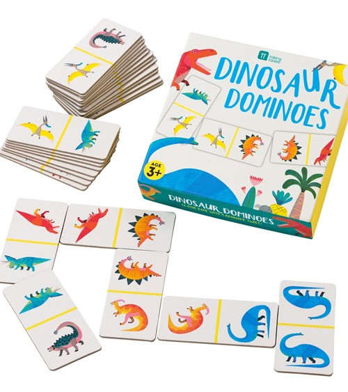 Domino-Spiel "Party Dinos" - 28-teilig