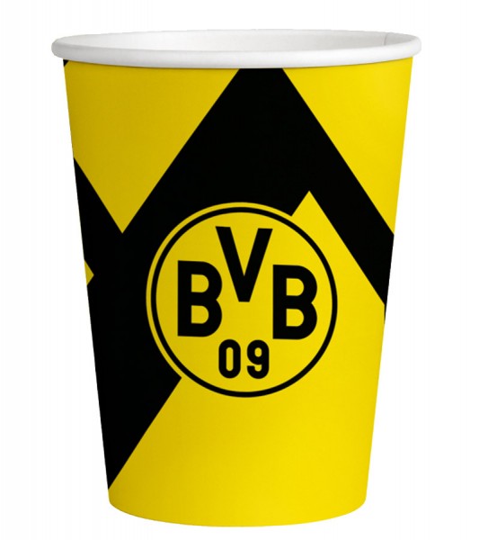 Pappbecher "BVB Dortmund" - 8 Stück