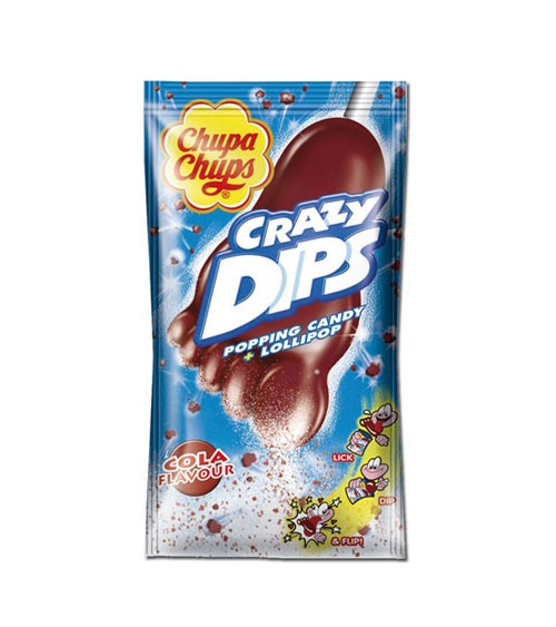 Chupa Chups Crazy Dips Lutscher - Cola - 14 g