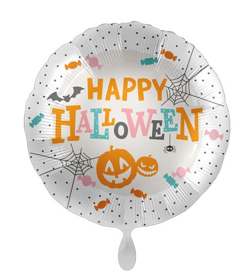 Folienballon "Happy Halloween" - 43 cm