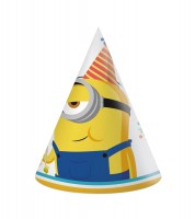 Partyhüte "Minions: Rise of Gru" - 6 Stück