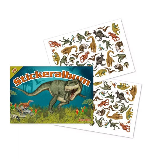 Stickeralbum "T-Rex" mit 76 Stickern