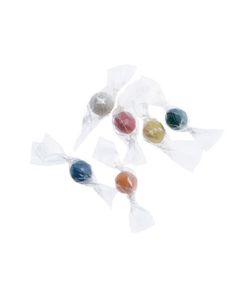 Miniatur Bonbons - verpackt - 0,4 x 1,5 cm - 6 Stück