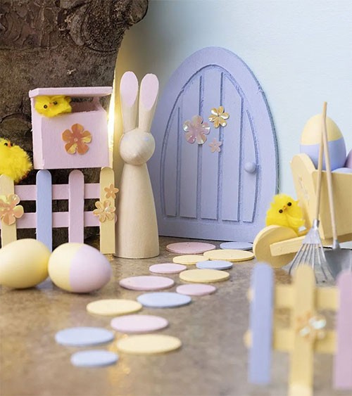 DIY Bastel-Set Wichteltür "Easter Bunny"