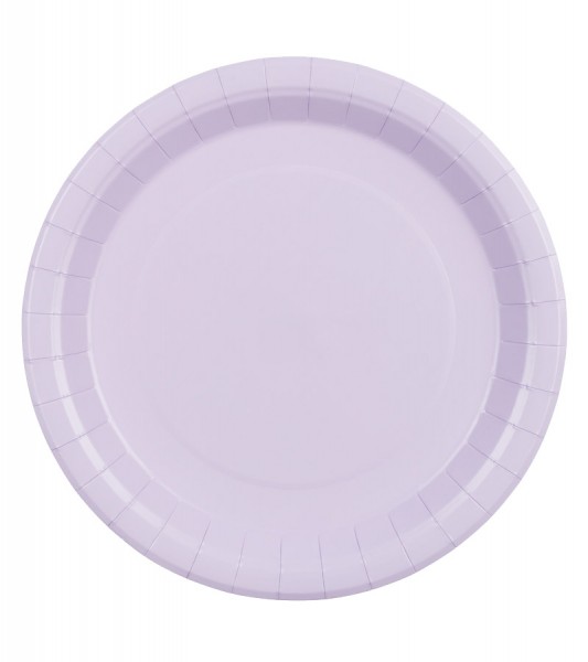 Pappteller - lavendel - 6 Stück