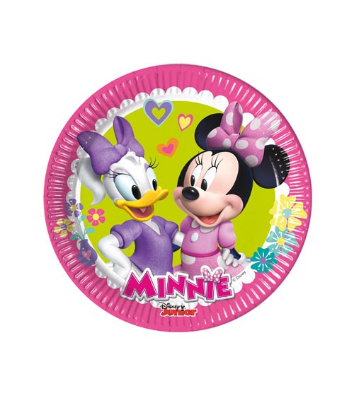 Kleine Pappteller "Minnie Happy Helpers" - 8 Stück