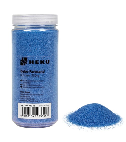 Deko-Farbsand - 750 g - dunkelblau