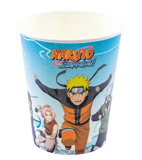 Pappbecher "Naruto" - 8 Stück