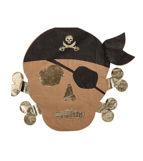 Piraten-Servietten - 16 Stück