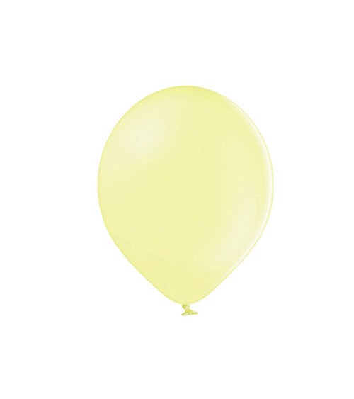 Mini-Luftballons - pastell gelb - 12 cm - 100 Stück