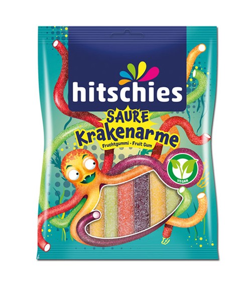 Saure Krakenarme - Hitschies Fruchtgummi - 125 g