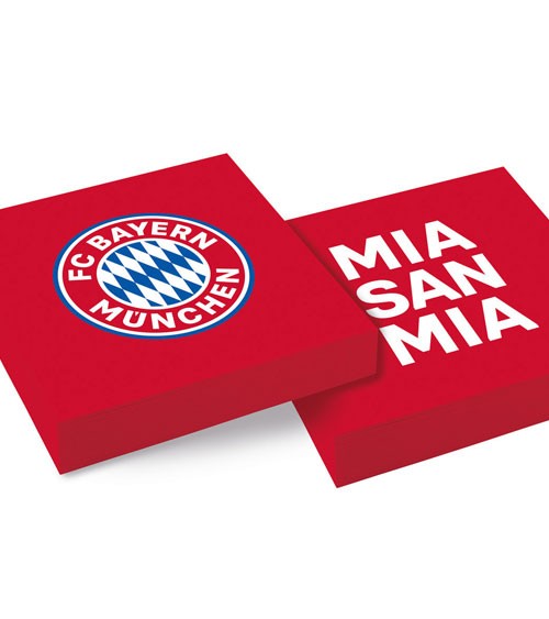 Servietten "FC Bayern München" - 20 Stück