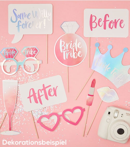 Photobooth-Set "Bride Tribe" - 10-teilig