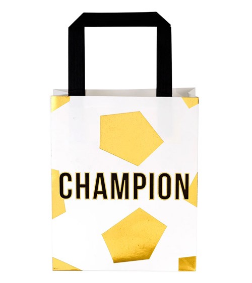 Papiertüten mit Henkel "Champion" - 6 Stück