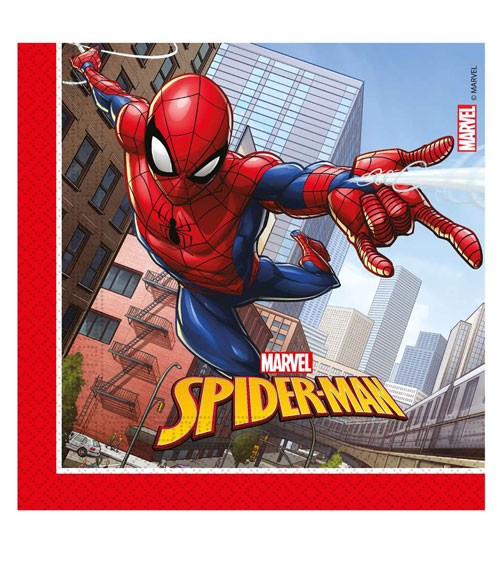 Servietten "Spiderman Crime Fighter" - 20 Stück