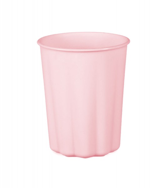 Becher aus Kunststoff - reusable - rosa - 220 ml - 4 Stück